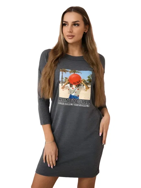 Lumera Šaty grafitová
