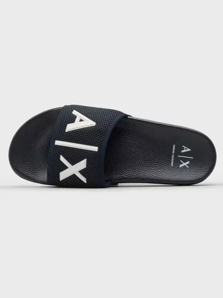 Шлепанцы Armani Exchange синие
