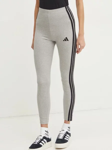Adidas legginsy Essentials melanżowe szary