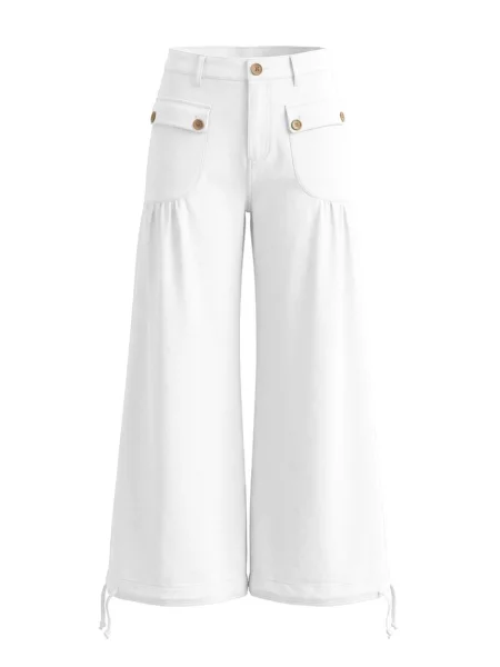 Imily Bela Jeans denim alb