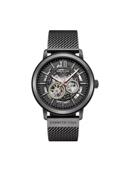 Kenneth Cole Analogové hodinky Automatic watch Automatic Mesh Round' černá