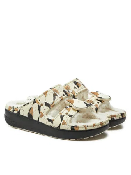 Pantofle Crocs béžové