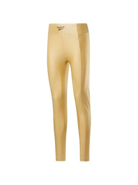 Leggings Reebok cu autograf galben
