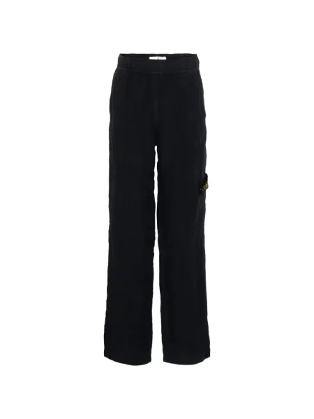 Spodnie dziecięce Stone Island czarne