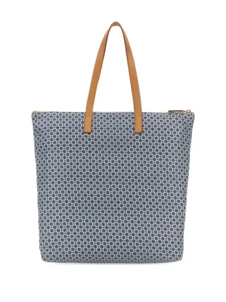 Geantă Prada cu imprimeu geometric albastru