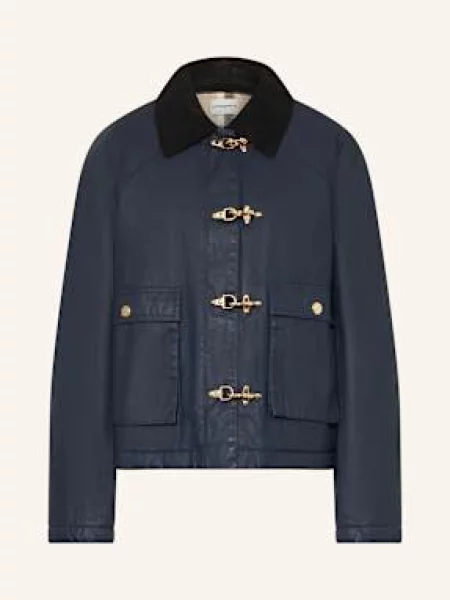 Claudie Pierlot Żakiet Pudełkowy blau granatowa