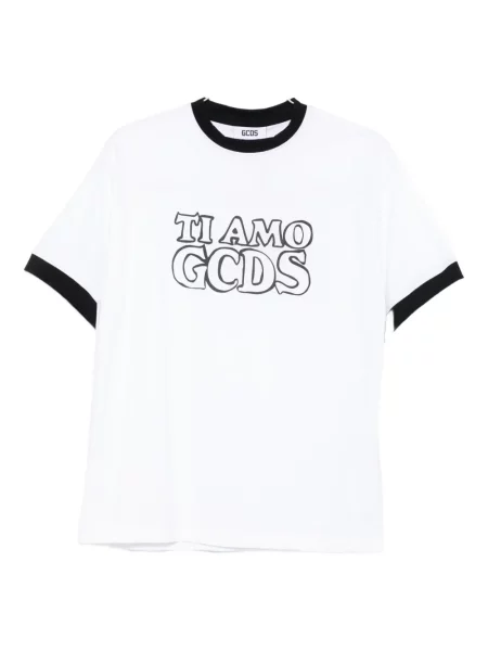 Тениска Gcds с принт бяло