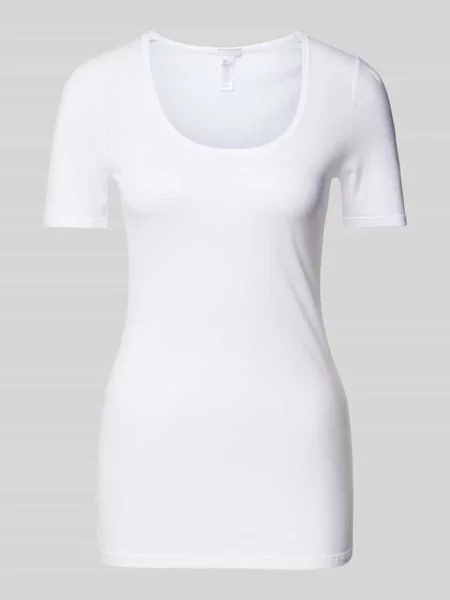 Hanro T-Shirt Ultralight weiss biała