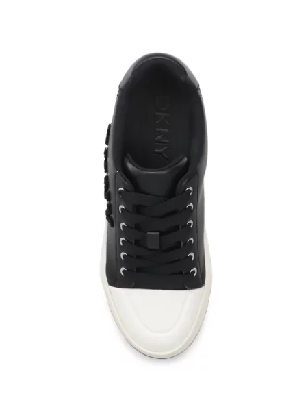 Sneakerși Dkny cu autograf negru