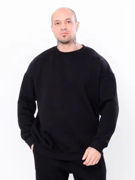 Світшот Носи своє бавовна/поліестер чорний