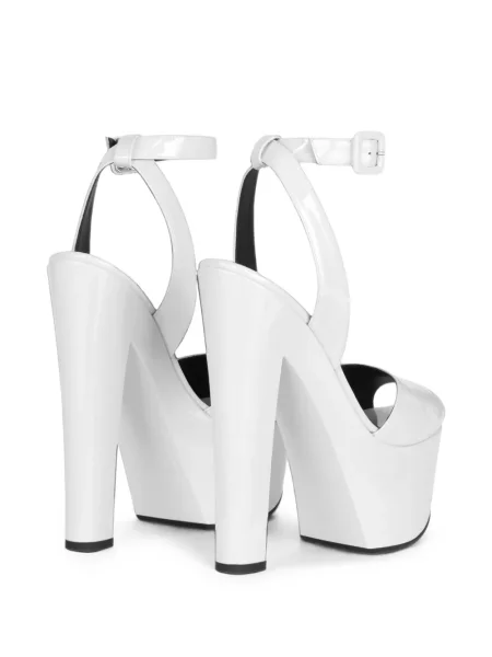 Sandale Giuseppe Zanotti cu platformă alb