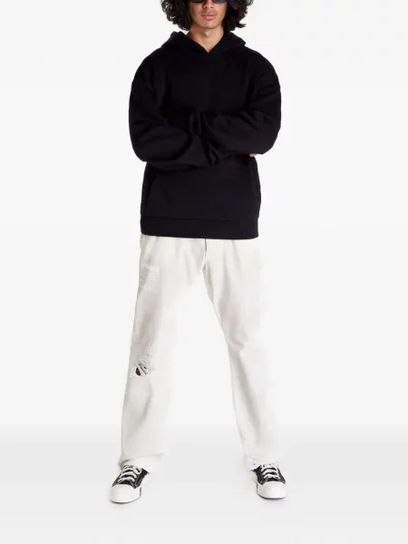 Lung hanorac cu glugă Urban Classics negru