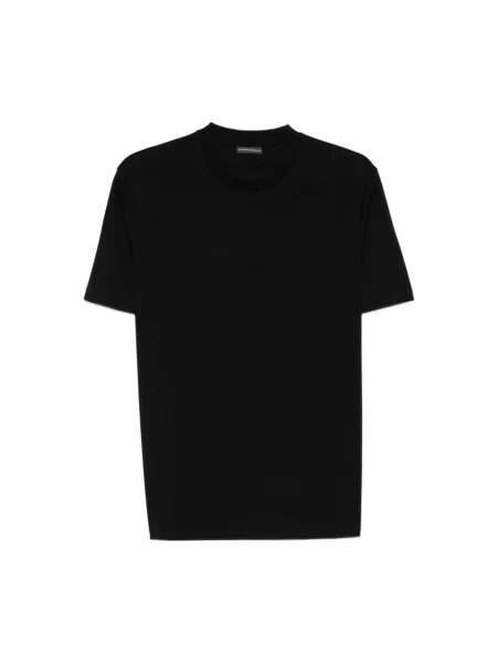 Koszulka Emporio Armani z logo czarna