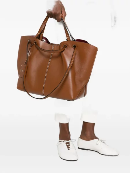 Geantă shopper Max Mara maro