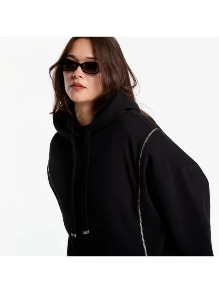 Суитшърт AllSaints Ciara Hoody Black S черно