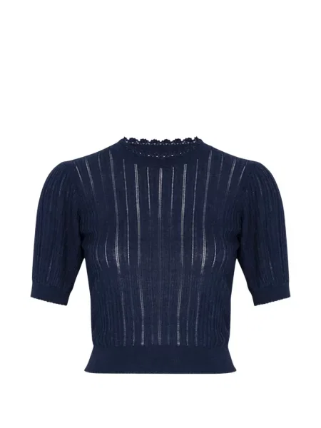 Top Ulla Johnson scurt albastru