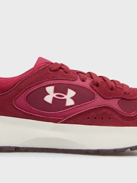 Замшевые кроссовки Under Armour красные