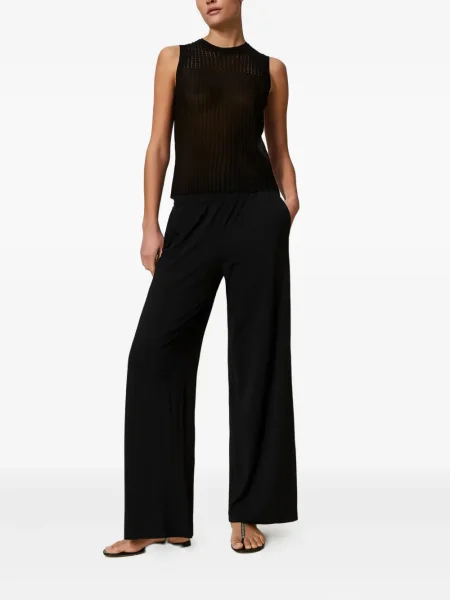 Pantaloni palazzo Twinset negru