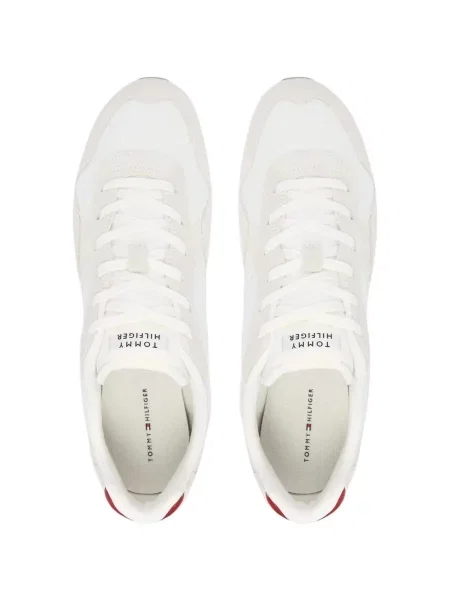 Sneakerși Tommy Hilfiger alb