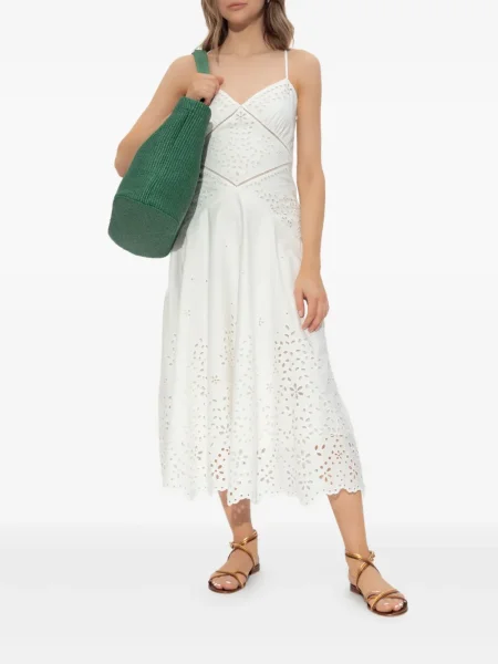 Rochie Self-portrait de costum alb