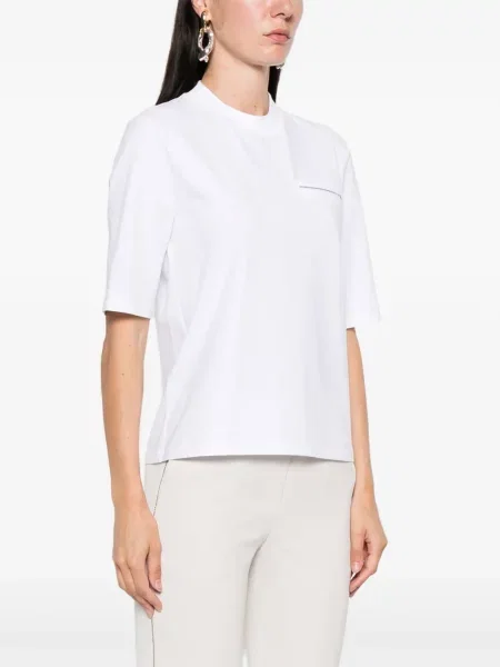 Krótka koszulka Peserico biała