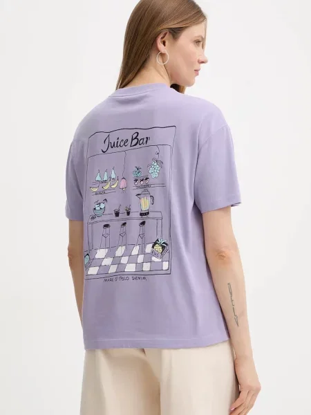 Marc O'Polo t-shirt fioletowa