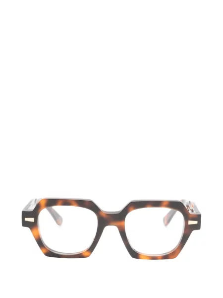 Ochelari de soare Kyme cu imprimeu geometric maro