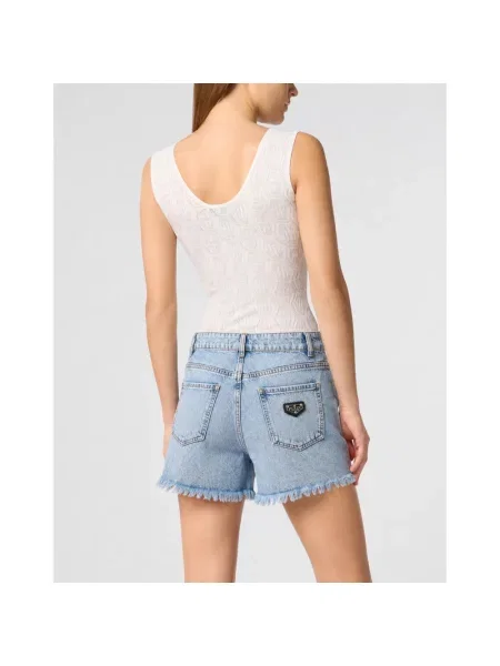 Spodnie Philipp Plein niebieskie