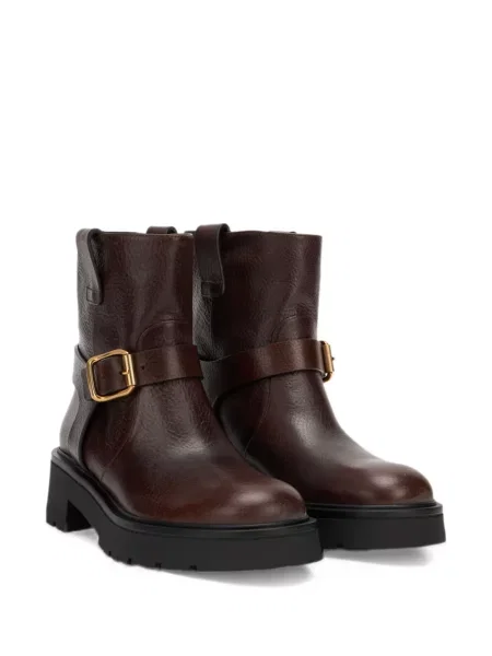 Členkové topánky Stuart Weitzman hnedá