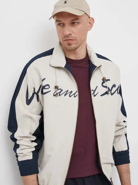 Bunda Lyle & Scott tmavomodrá přechodná