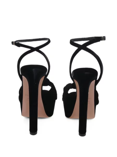 Сандали Aquazzura на платформе черно