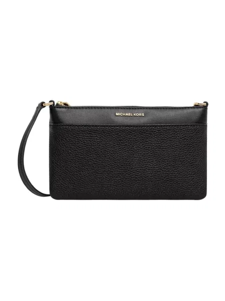 Kopertówka Michael Michael Kors skórzana czarna