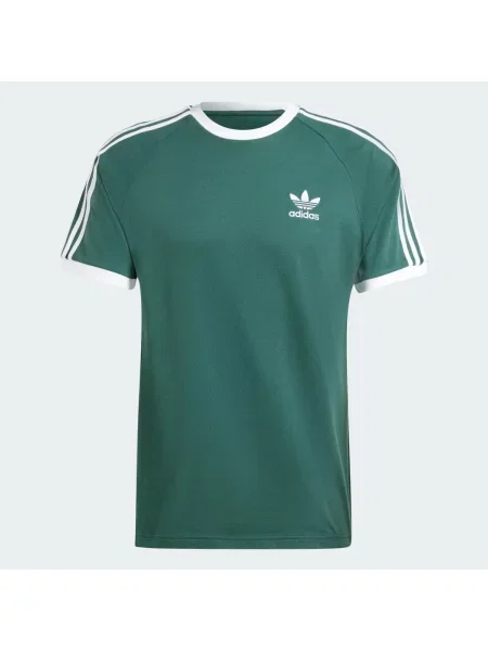 Koszulka Adidas w paski zielona