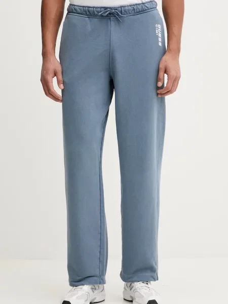 Guess pantaloni de NAWAT albastru