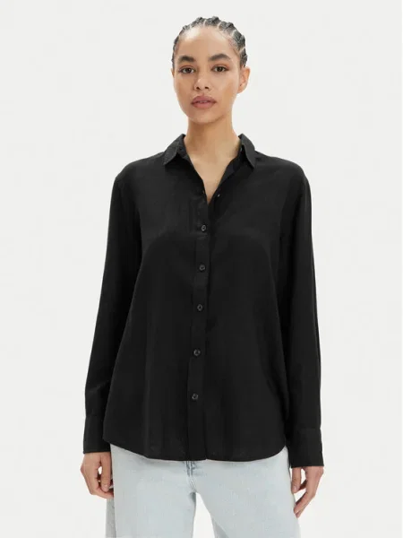 Vero Moda Cămașă Linn negru