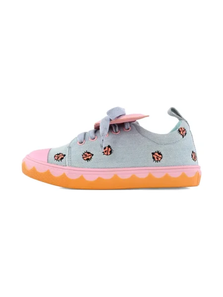 Sneakersy dziecięce Stella Mccartney niebieskie