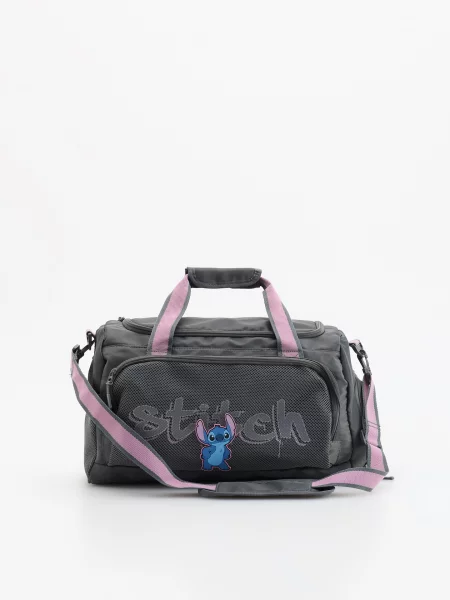 Reserved Спортивна сумка Lilo і Stitch темно-сірий сіра