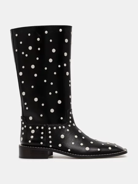 Кожаные ботинки Wales Bonner с шипами