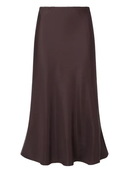 Spódnica midi Soeur do kolan czerwona