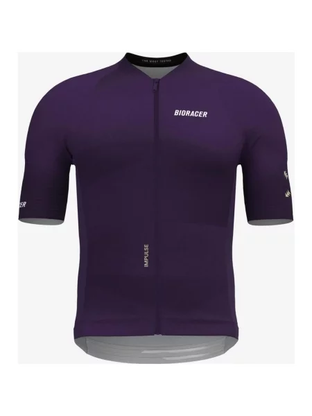 Koszulka rowerowa Bioracer Icon Impulse krótki rękaw L fioletowa