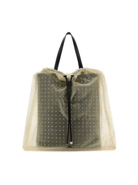 Shopperka Alexander Mcqueen tiulowa beżowa