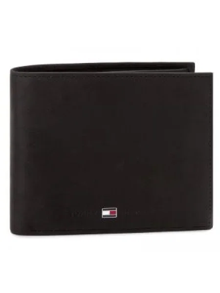 TOMMY HILFIGER Peňaženka JOHNSON TRIFOLD' čierna
