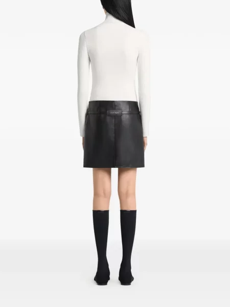 Haftowany golf top Courreges biały