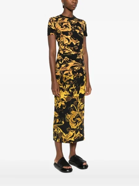 Majica Versace Jeans Couture s printom crna