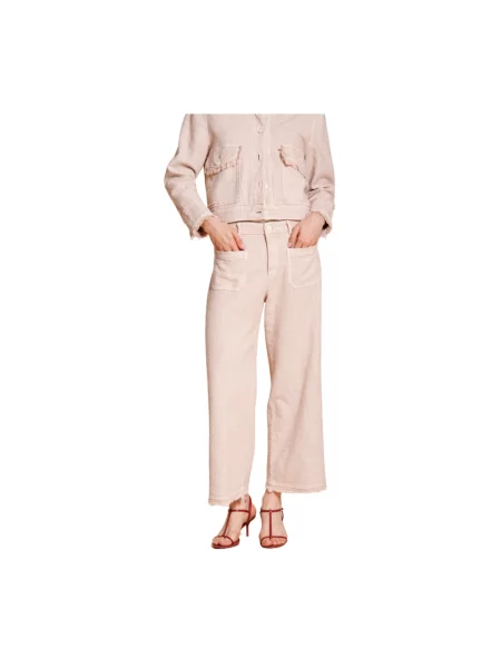 Сhinosy Mason's o krotszym kroju różowe