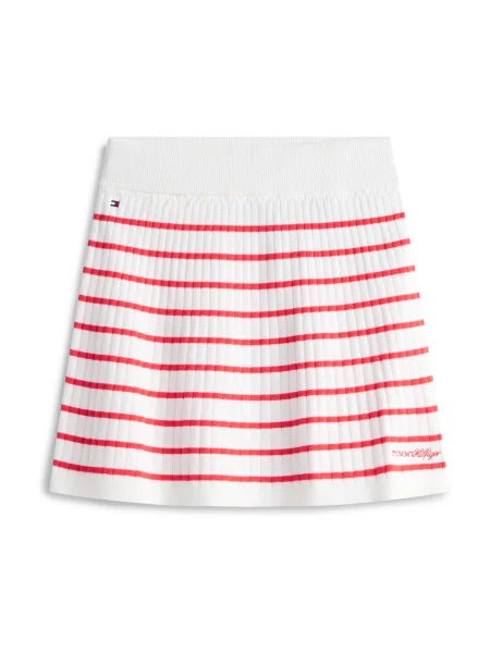 Tommy Hilfiger Pletená Sukně / červená bílá