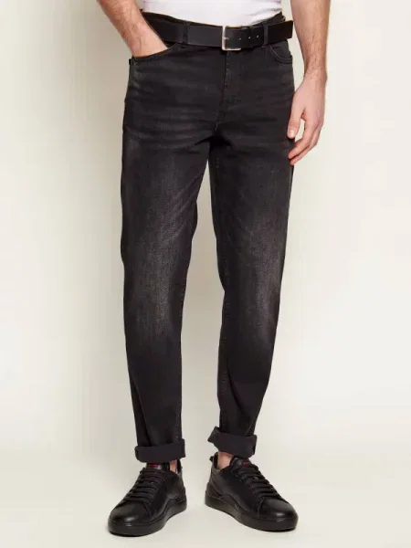 HUGO Blugi | Tapered fit gri