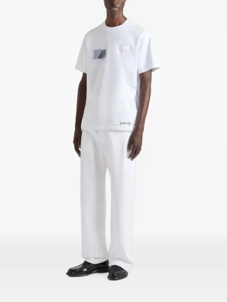 Tricou Givenchy cu imagine alb