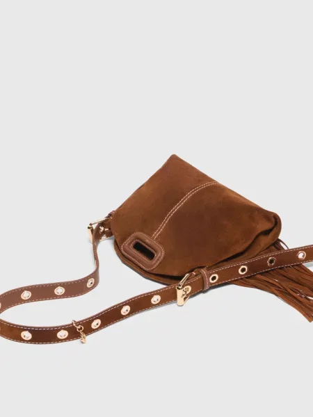 Замшевая сумка Maje