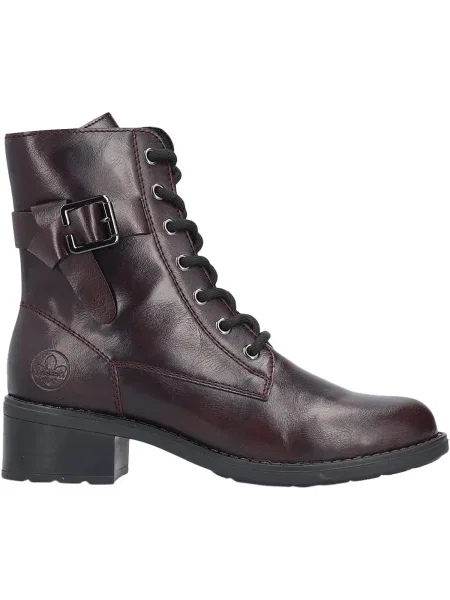 Botine Rieker roșu